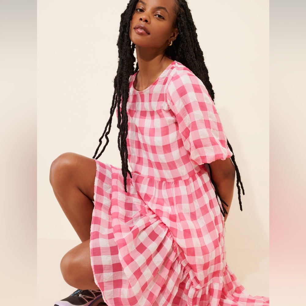Ichi Francie Tiered Dress